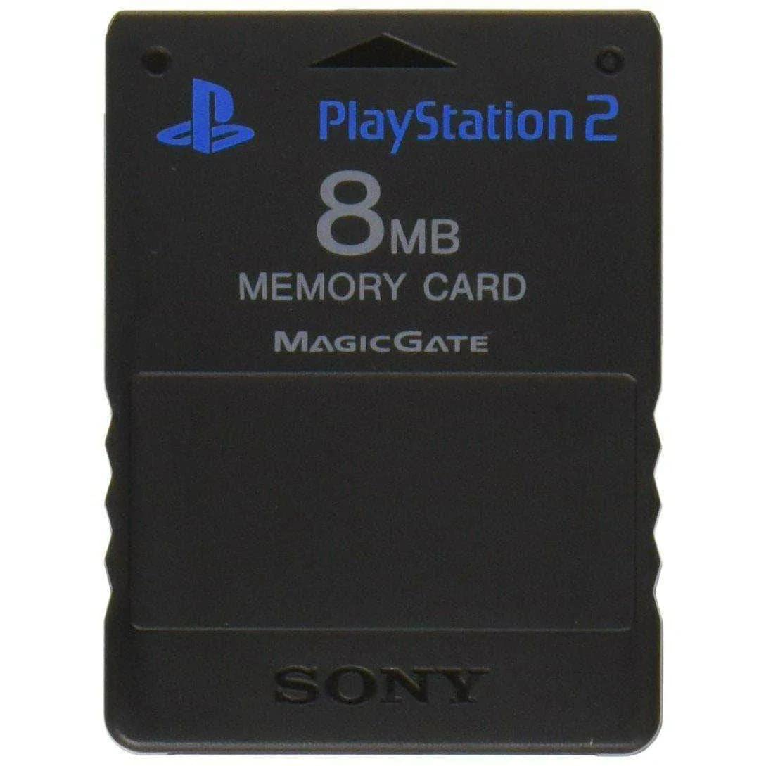 PlayStation 2 8MB Memory Card - Black PS2 - Video Game Accessory - Used - CaveGamers