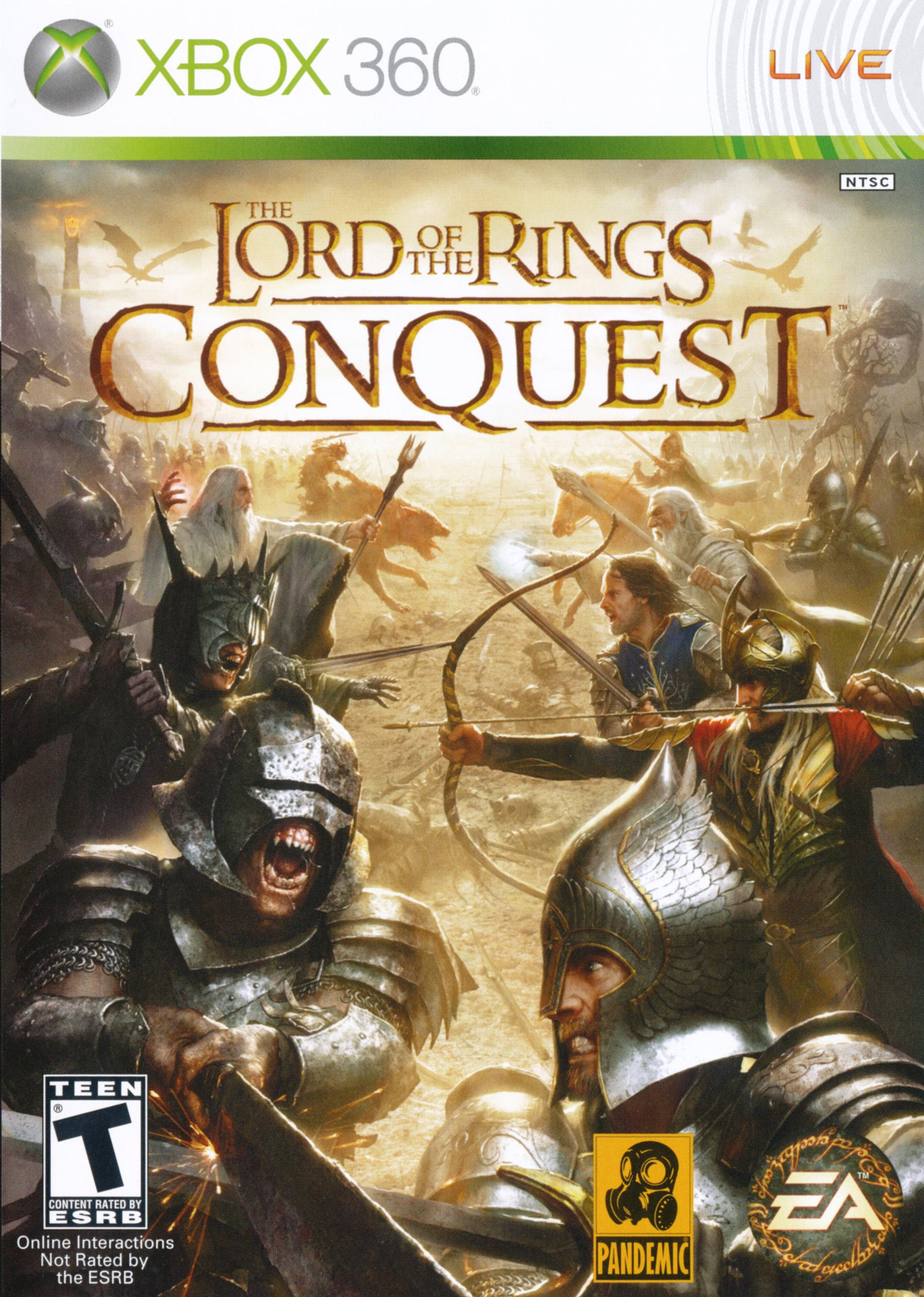 The Lord of the Rings: Conquest Xbox 360 - Video Game - Used - CaveGamers