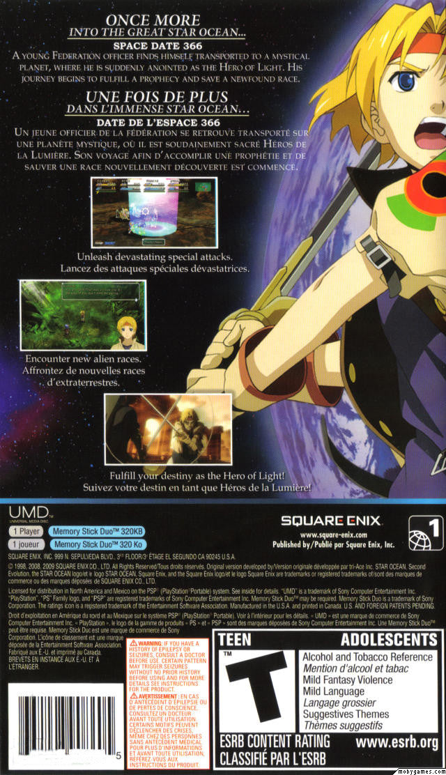 Star Ocean Second Evolution