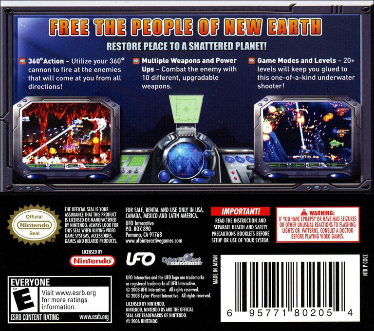 Underwater Attack DS - Video Game - Used - CaveGamers - Image 2
