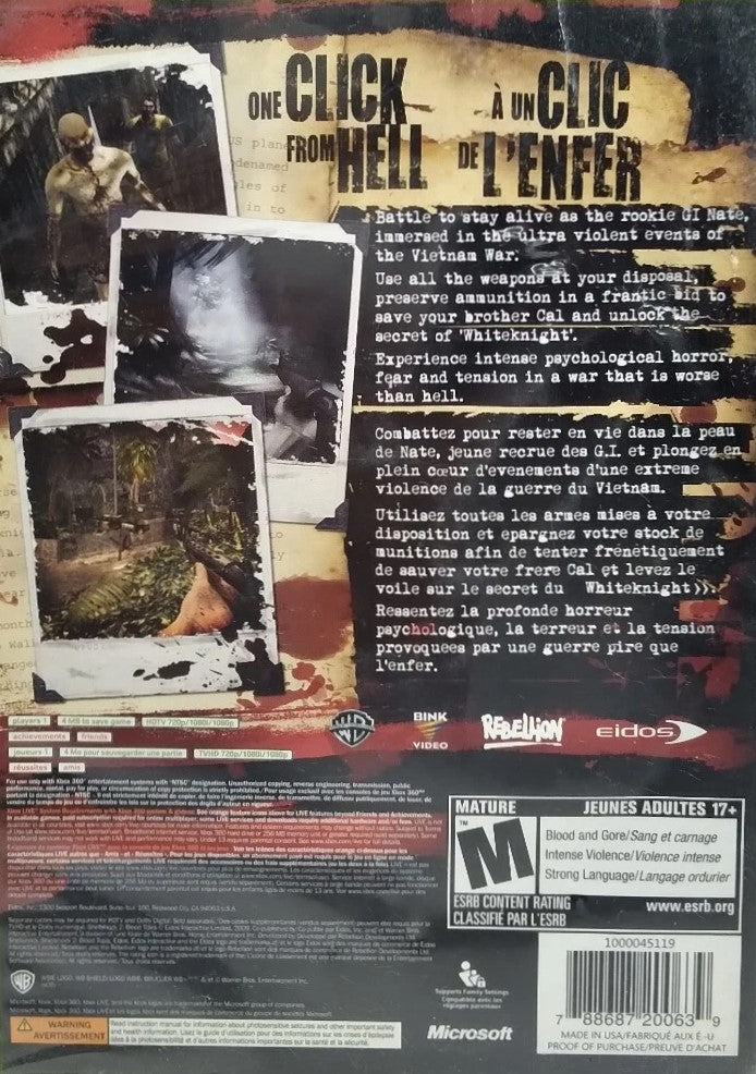 ShellShock 2: Blood Trails Xbox 360 - Video Game - Used - CaveGamers - Image 2