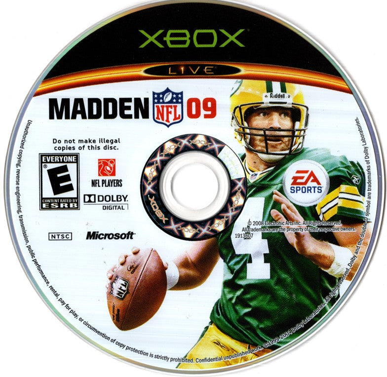 Madden NFL 2009 Xbox - Video Game - Used - CaveGamers - Image 3