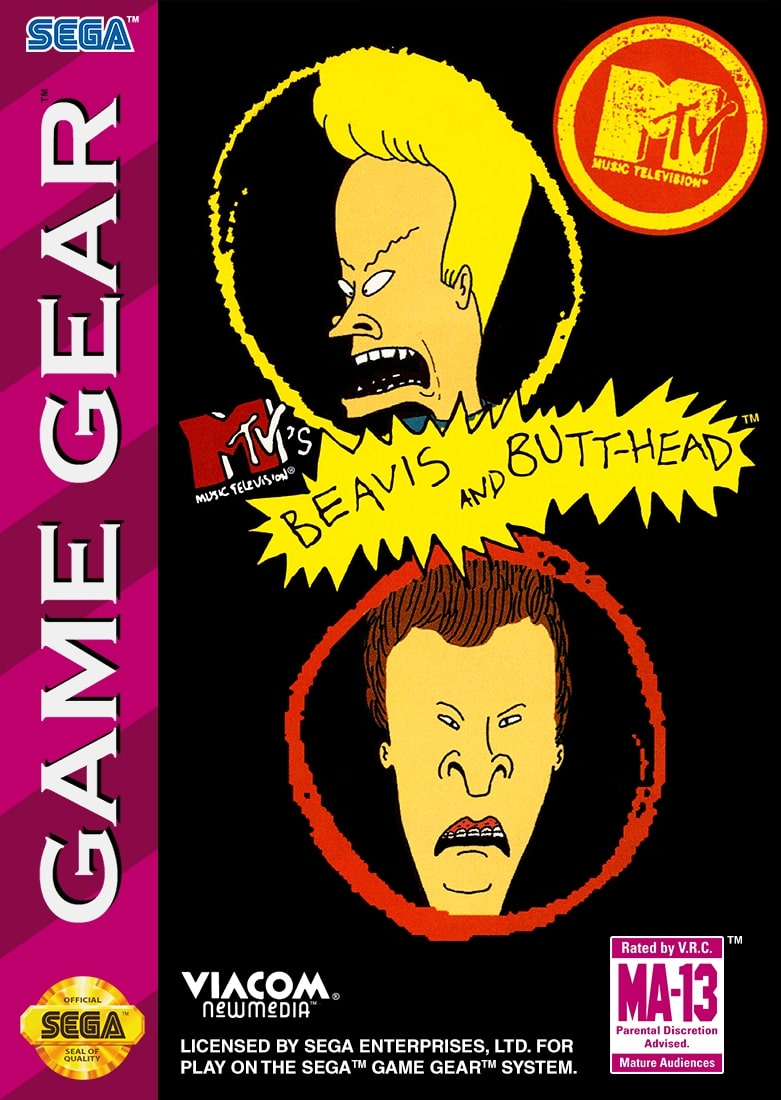 Beavis and Butthead GameGear - Video Game - Used - CaveGamers