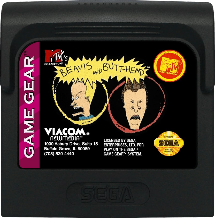Beavis and Butthead GameGear - Video Game - Used - CaveGamers - Image 3