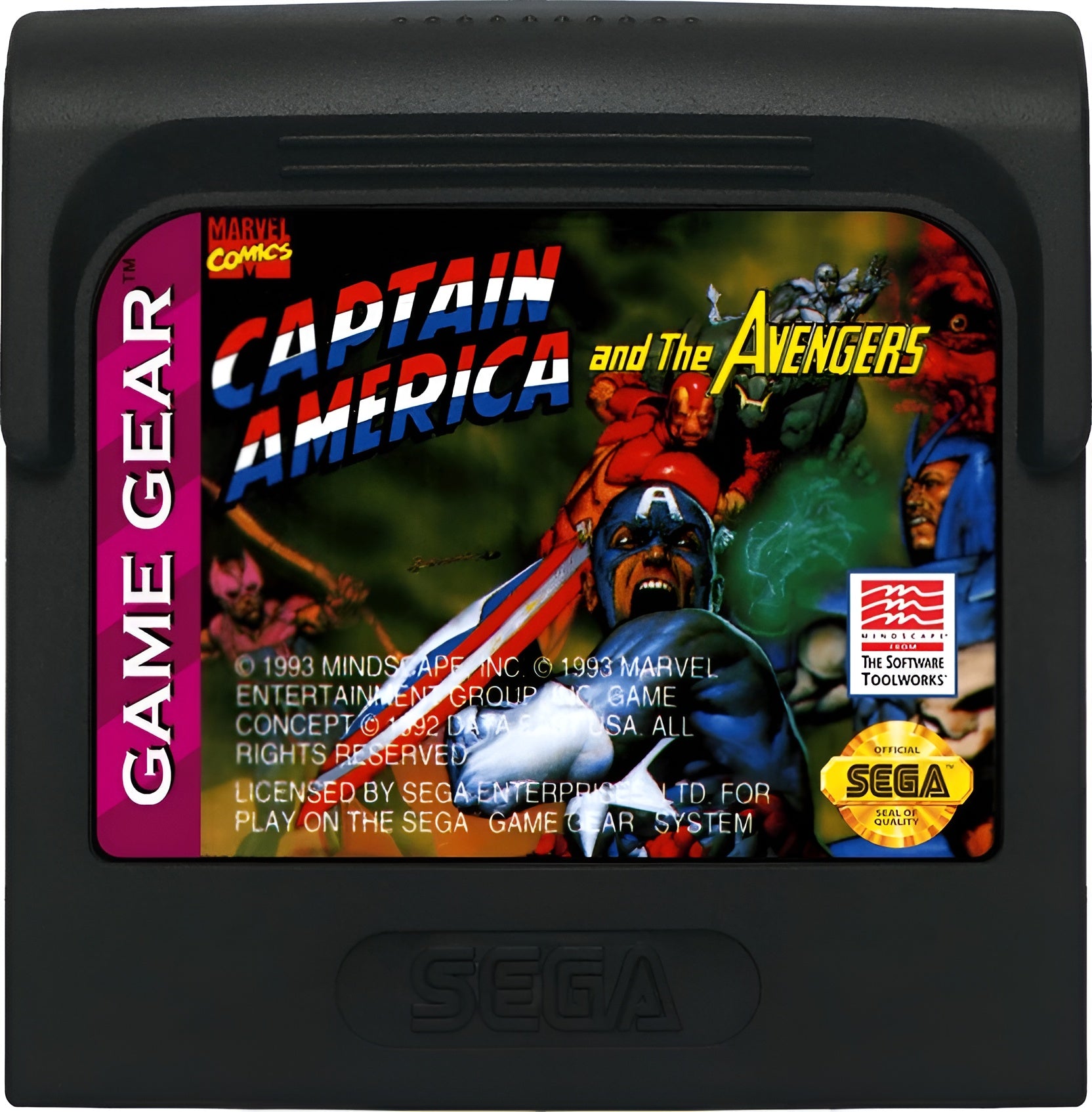 Captain America and the Avengers GameGear - Video Game - Used - CaveGamers - Image 3