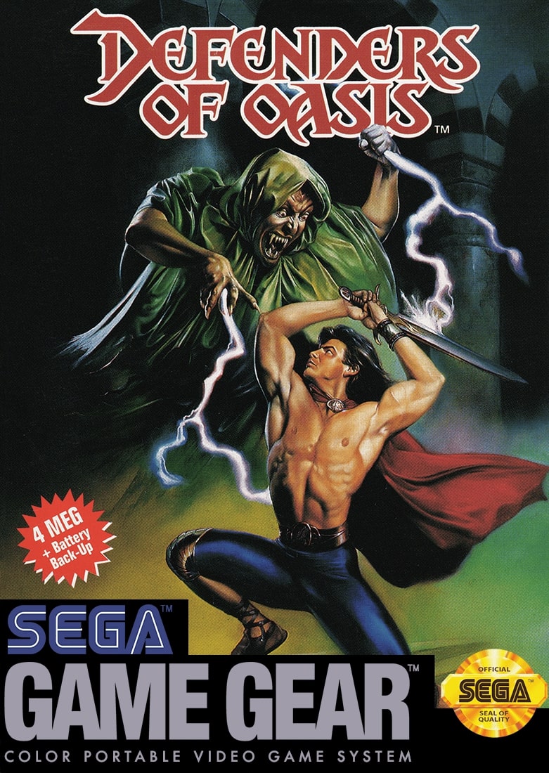 Defenders of Oasis GameGear - Video Game - Used - CaveGamers