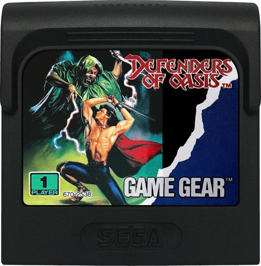 Defenders of Oasis GameGear - Video Game - Used - CaveGamers - Image 3