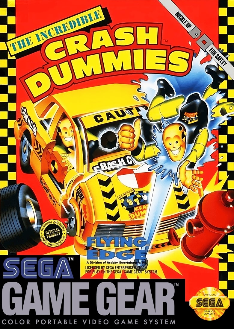 Incredible Crash Dummies GameGear - Video Game - Used - CaveGamers