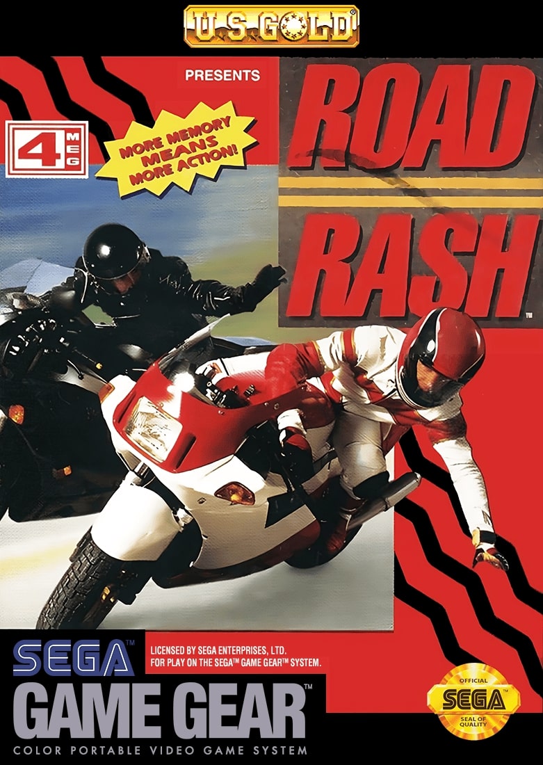 Road Rash GameGear - Video Game - Used - CaveGamers