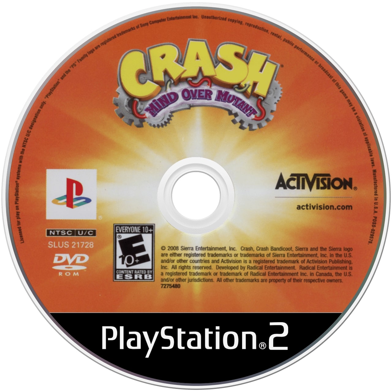 Crash Mind Over Mutant