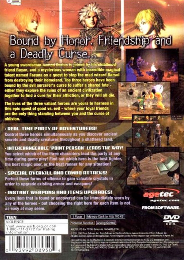 Forever Kingdom PS2 - Video Game - Used - CaveGamers - Image 2