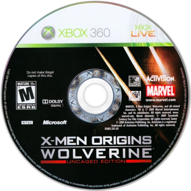 X-Men Origins: Wolverine Xbox 360 - Video Game - Used - CaveGamers - Image 3