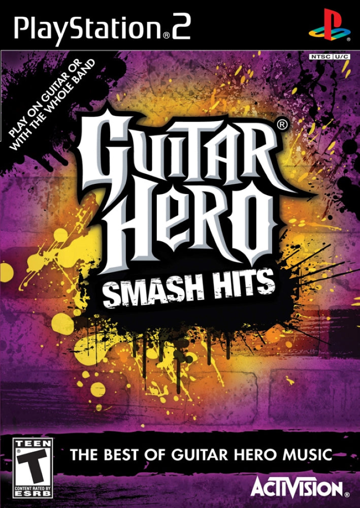 Guitar Hero Smash Hits PS2 - Video Game - Used - CaveGamers