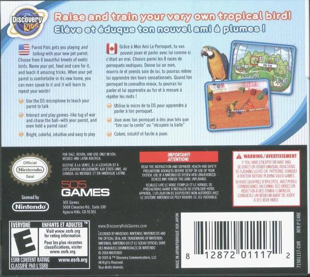 Discovery Kids: Parrot - Video Game - Used - CaveGamers - Image 2