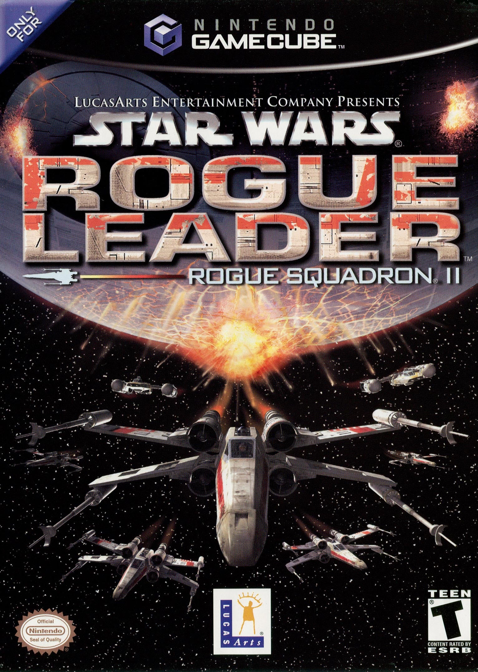 Star Wars Rogue Squadron II: Rogue Leader GameCube - Video Game - Used - CaveGamers