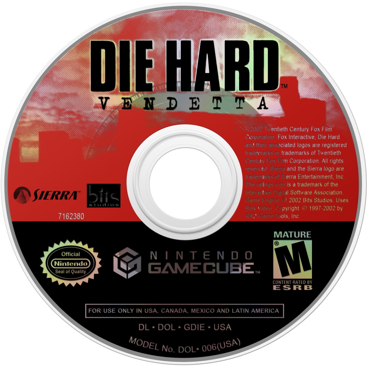 Die Hard Vendetta GameCube - Video Game - Used - CaveGamers - Image 3