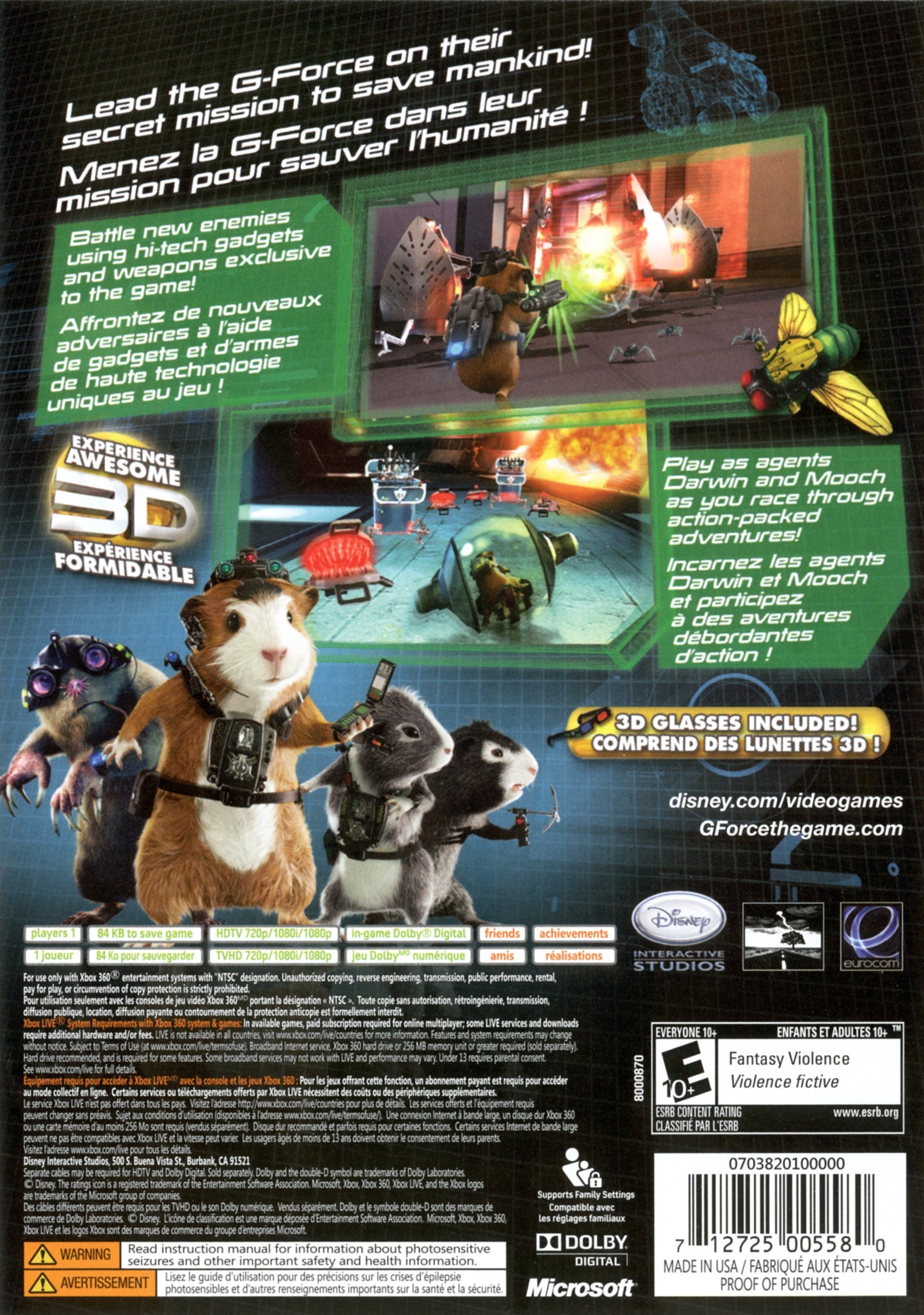 G-Force Xbox 360 - Video Game - Used - CaveGamers - Image 2