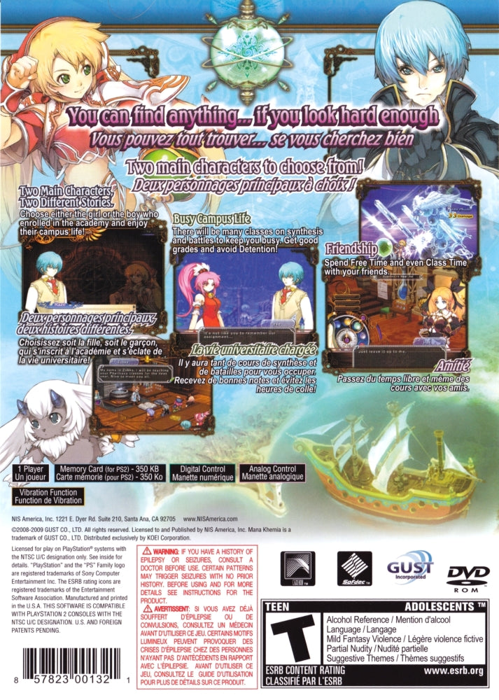 Mana Khemia 2: Fall of Alchemy