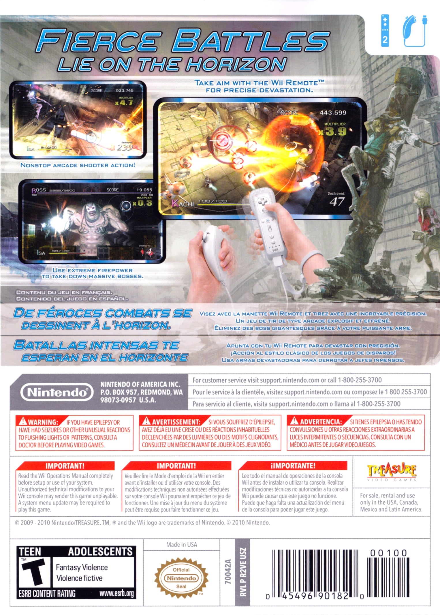 Sin and Punishment: Star Successor Wii - Video Game - Used - CaveGamers - Image 2
