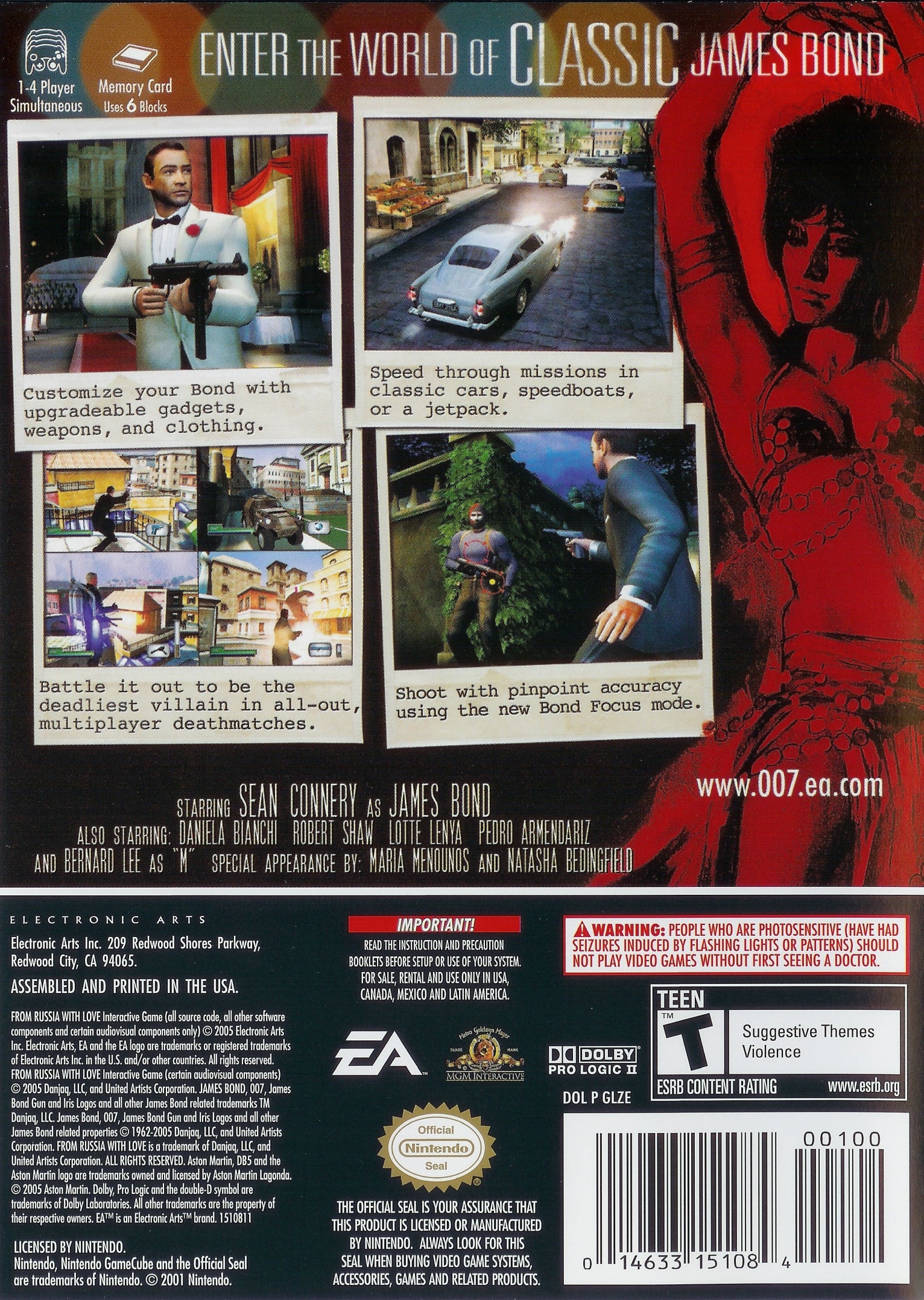 James Bond 007 From Russia With Love GameCube - Video Game - Used - CaveGamers - Image 2