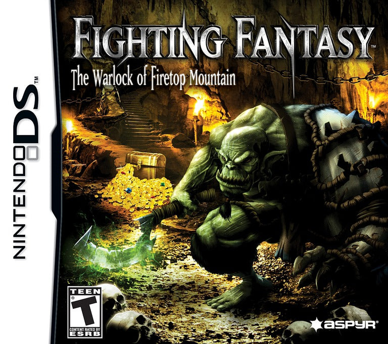 Fighting Fantasy: The Warlock of Firetop Mountain DS - Video Game - Used - CaveGamers