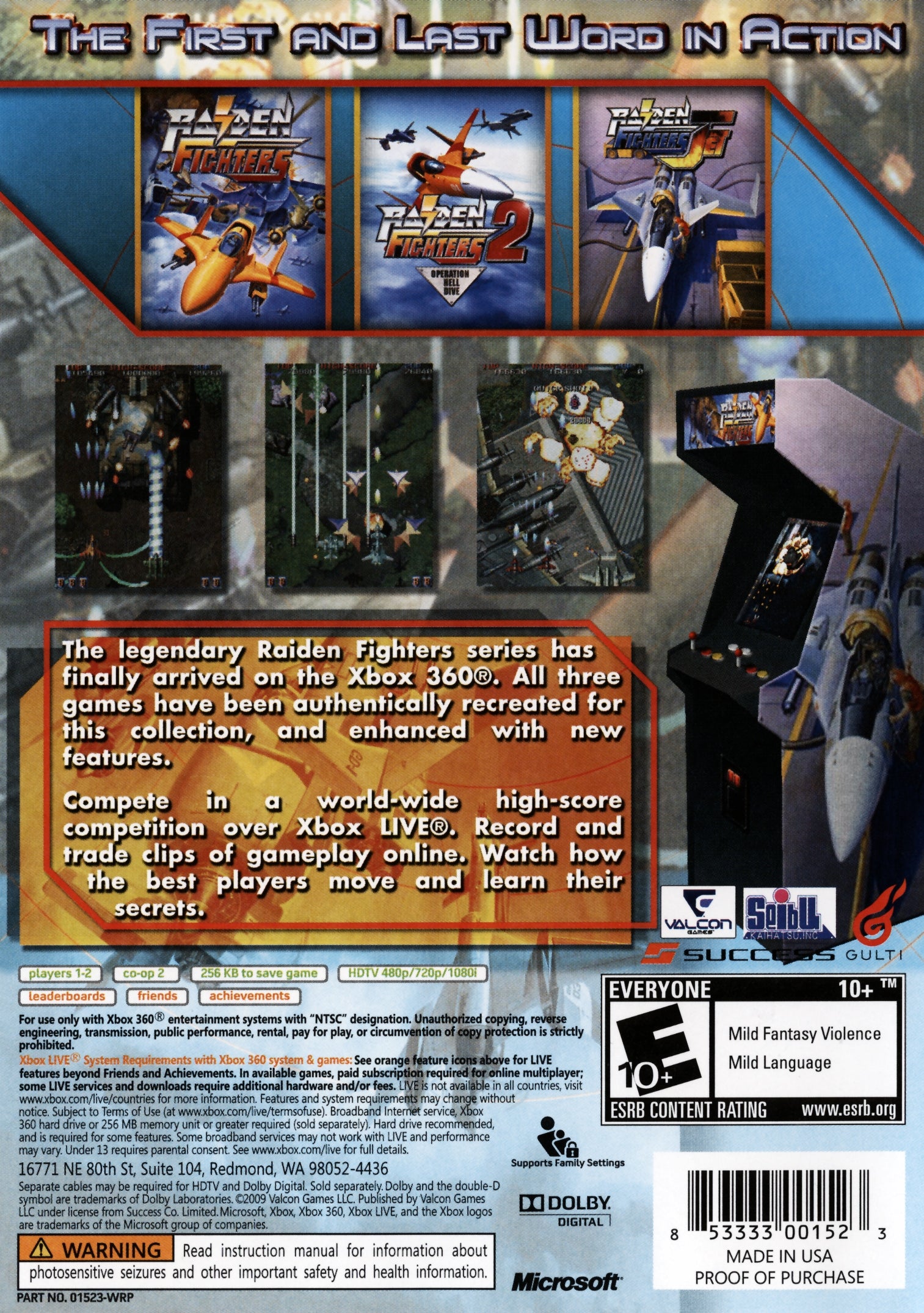 Raiden Fighters Aces Xbox 360 - Video Game - Used - CaveGamers - Image 2
