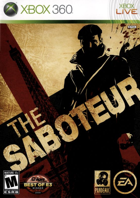 The Saboteur Xbox 360 - Video Game - Used - CaveGamers