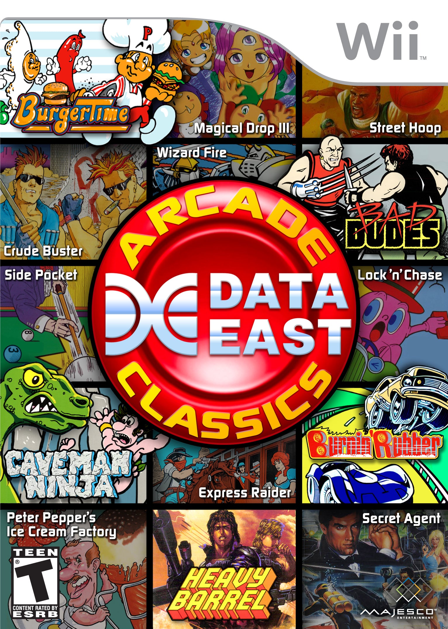 Data East Arcade Classics Wii - Video Game - Used - CaveGamers