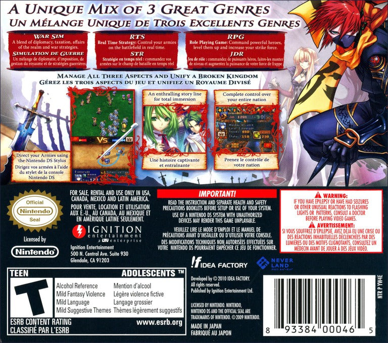 Spectral Force Genesis DS - Video Game - Used - CaveGamers - Image 2