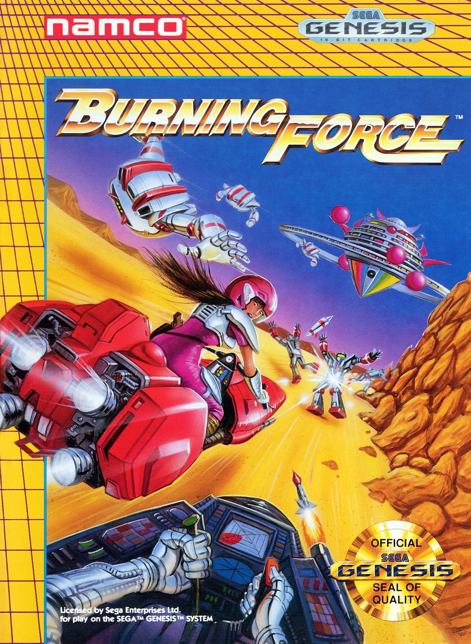 Burning Force Genesis - Video Game - Used - CaveGamers