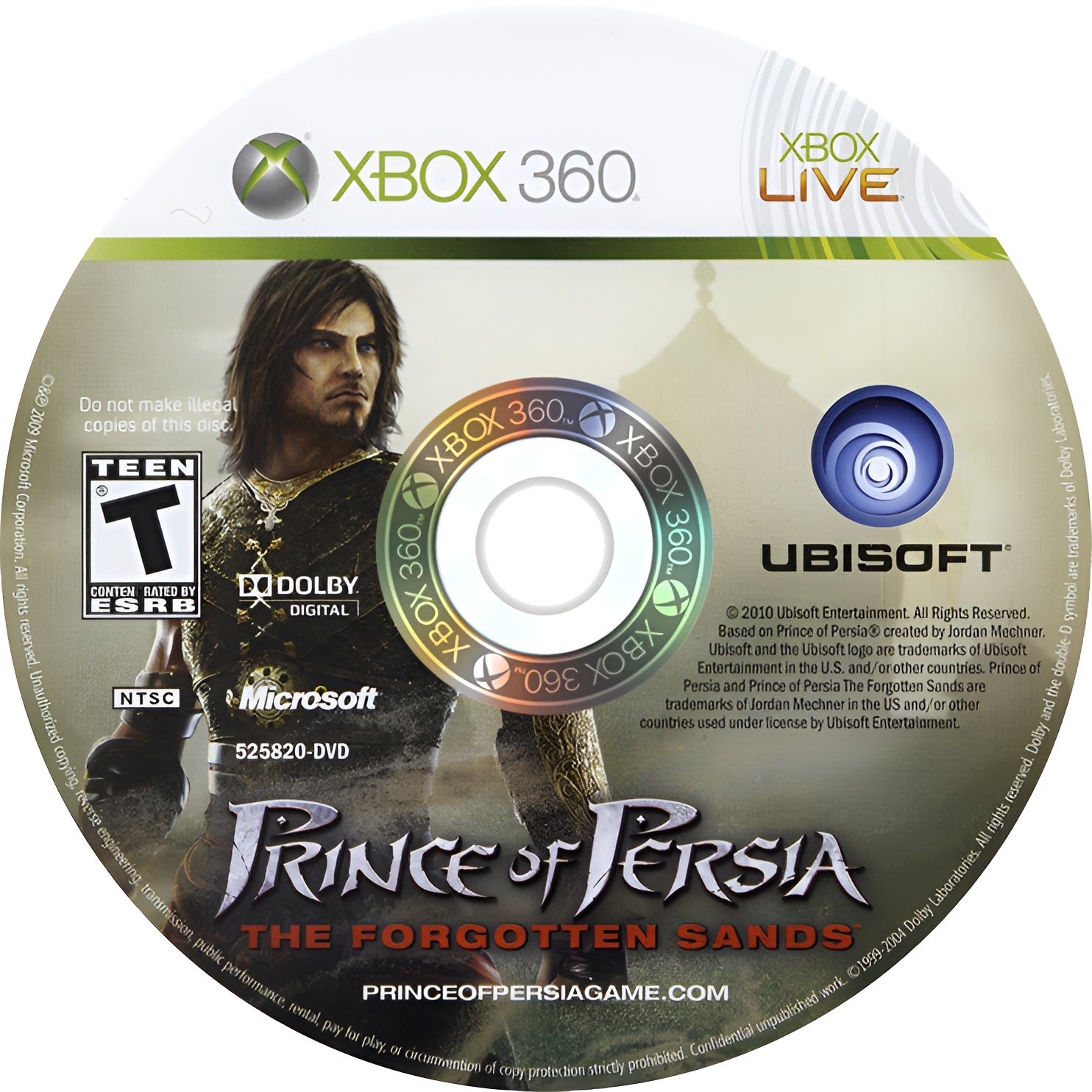 Prince of Persia: The Forgotten Sands Xbox 360 - Video Game - Used - CaveGamers - Image 3