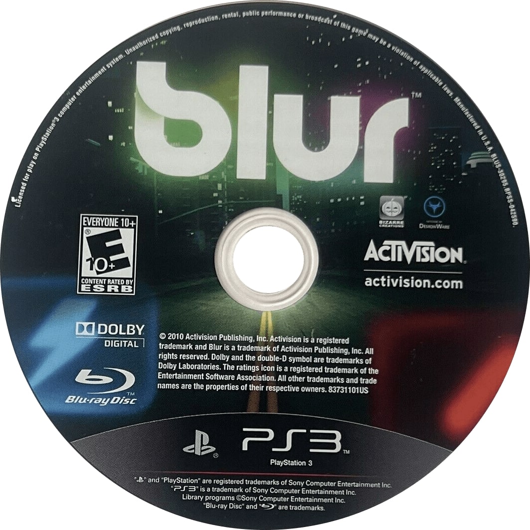 Blur PS3 - Video Game - Used - CaveGamers - Image 3