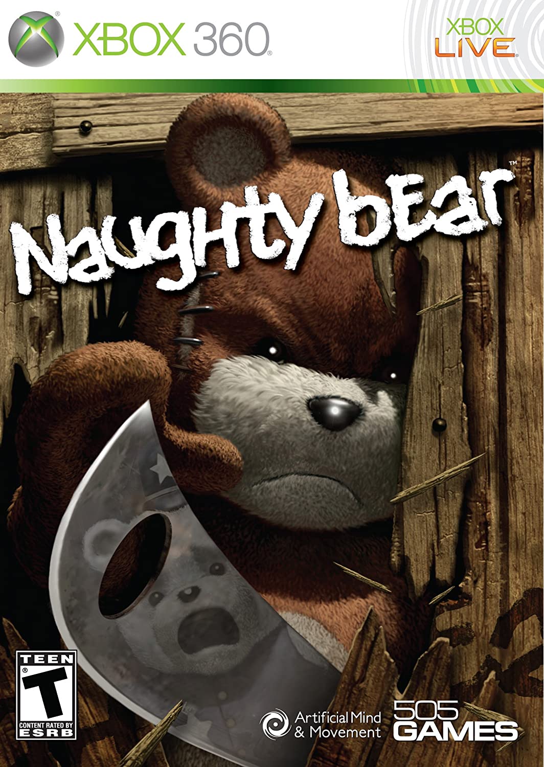 Naughty Bear Xbox 360 - Video Game - Used - CaveGamers