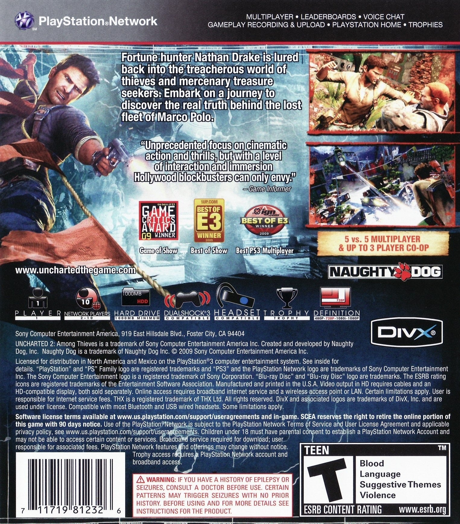 Uncharted 2: Among Thieves