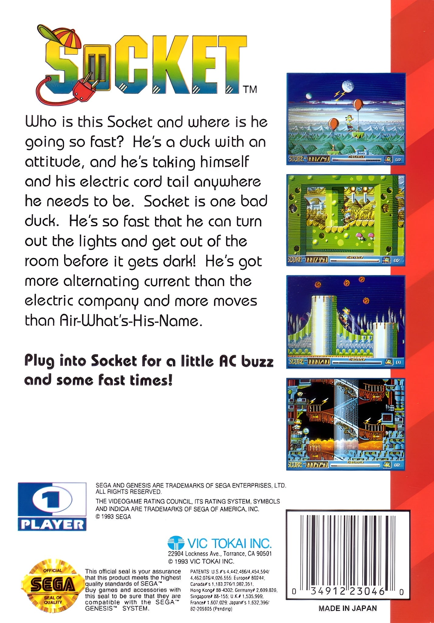 Socket Genesis - Video Game - Used - CaveGamers - Image 2