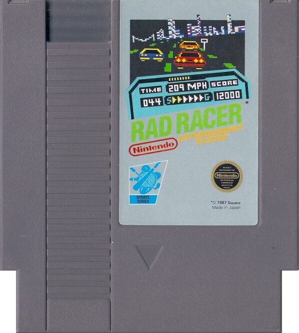 Rad Racer NES - Video Game - Used - CaveGamers - Image 3