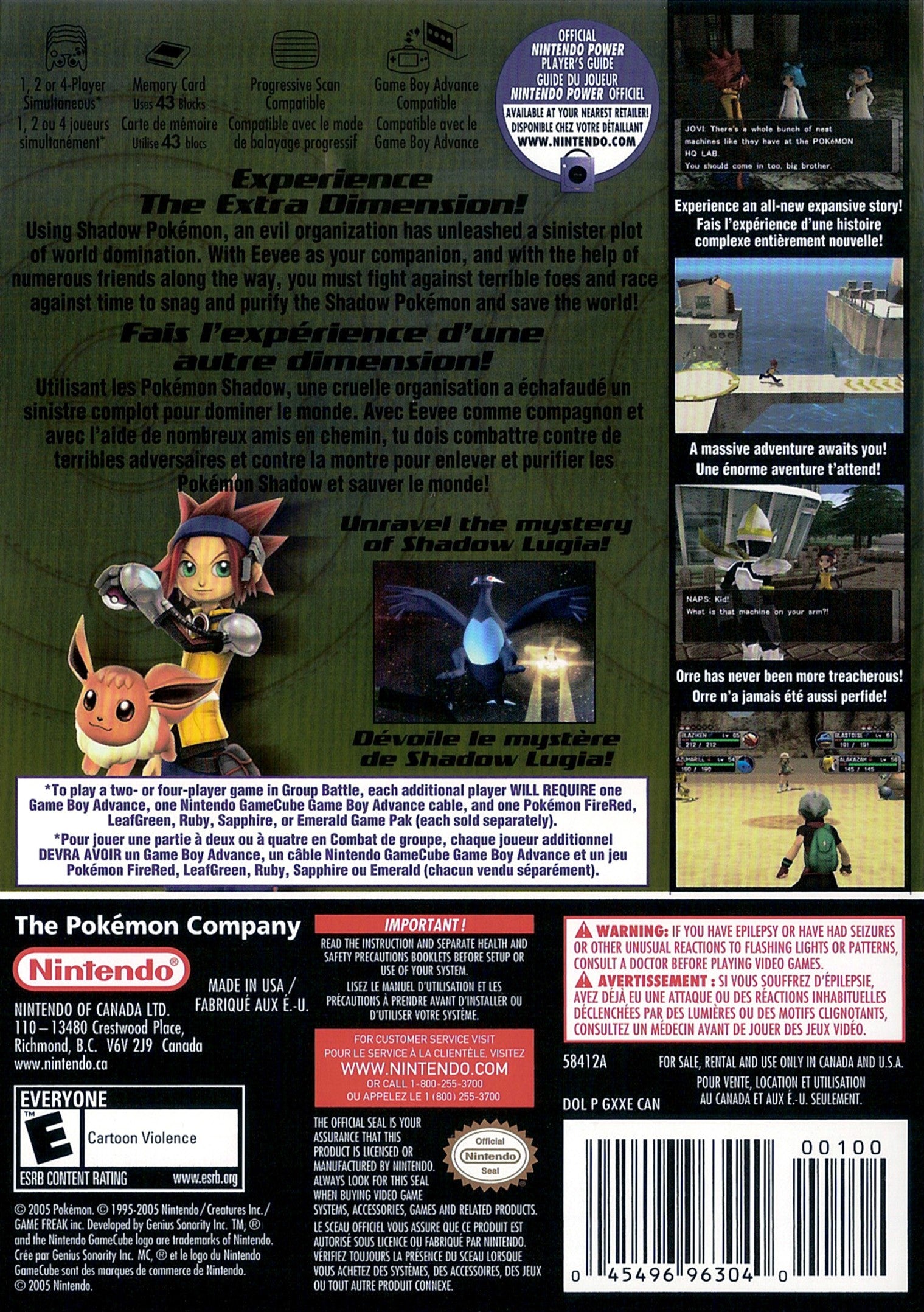 Pokemon XD Gale of Darkness GameCube - Video Game - Used - CaveGamers - Image 2