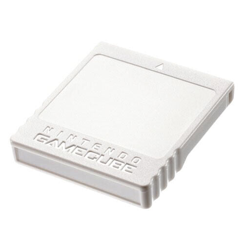 GameCube Memory Card 1019 - White - Video Game Accessory - Used - CaveGamers