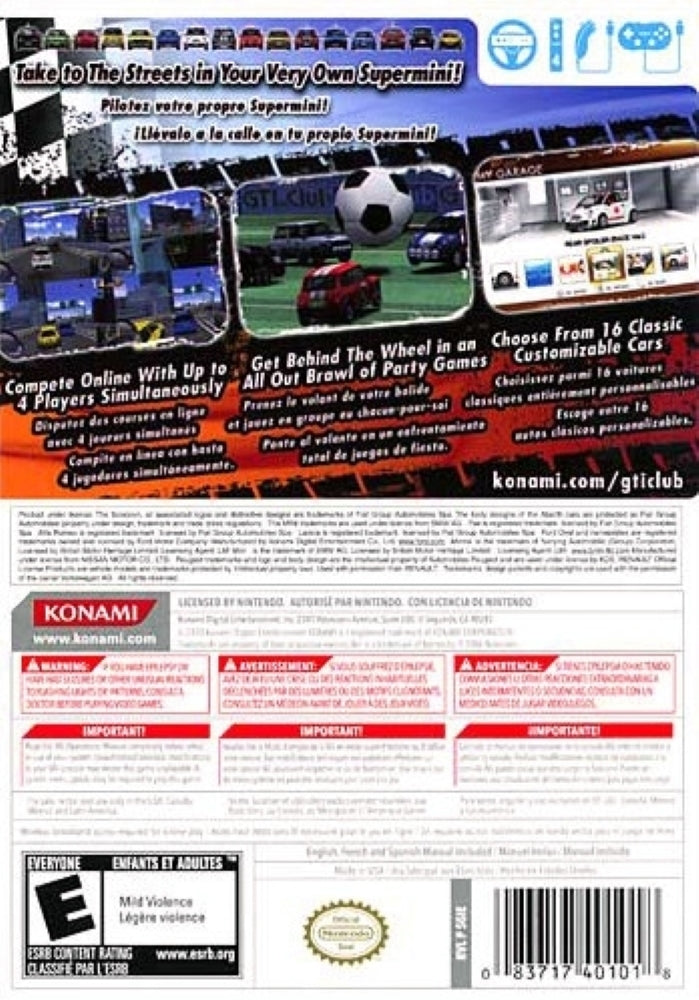 GTI Club Supermini Festa Wii - Video Game - Used - CaveGamers - Image 2