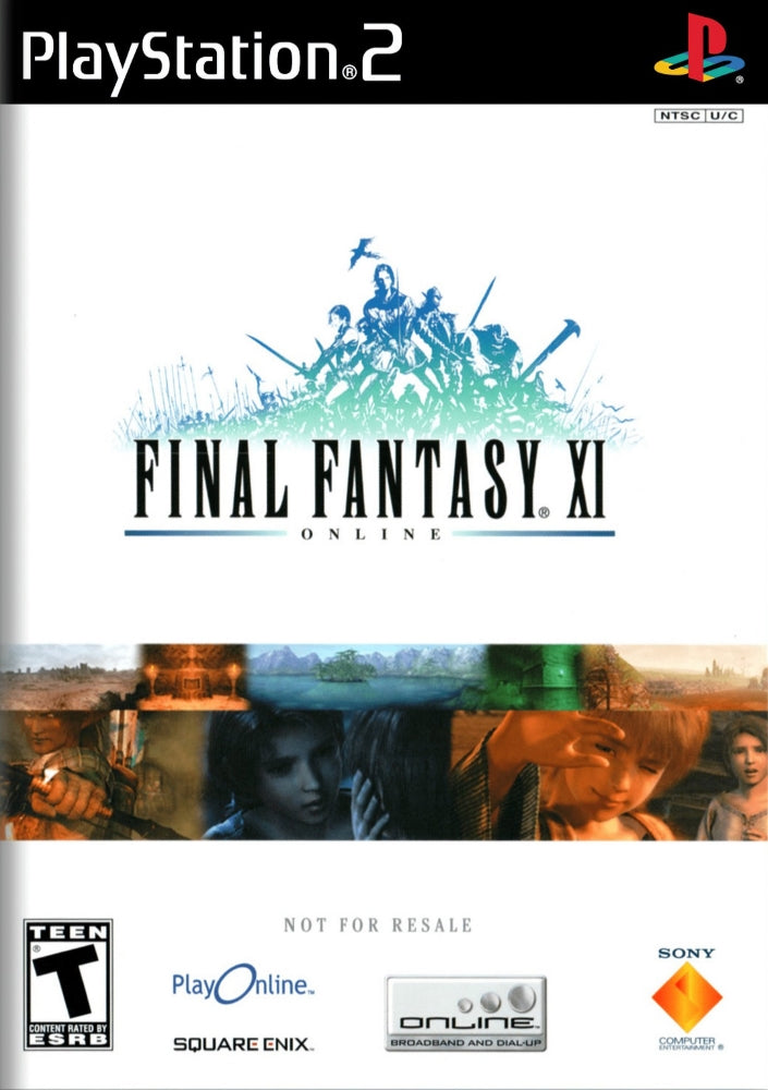 Final Fantasy XI Online PS2 - Video Game - Used - CaveGamers