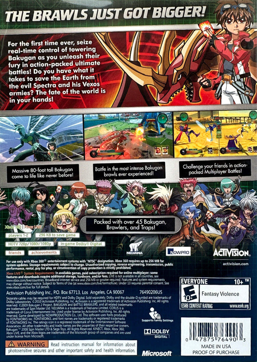Bakugan: Defenders of the Core Xbox 360 - Video Game - Used - CaveGamers - Image 2