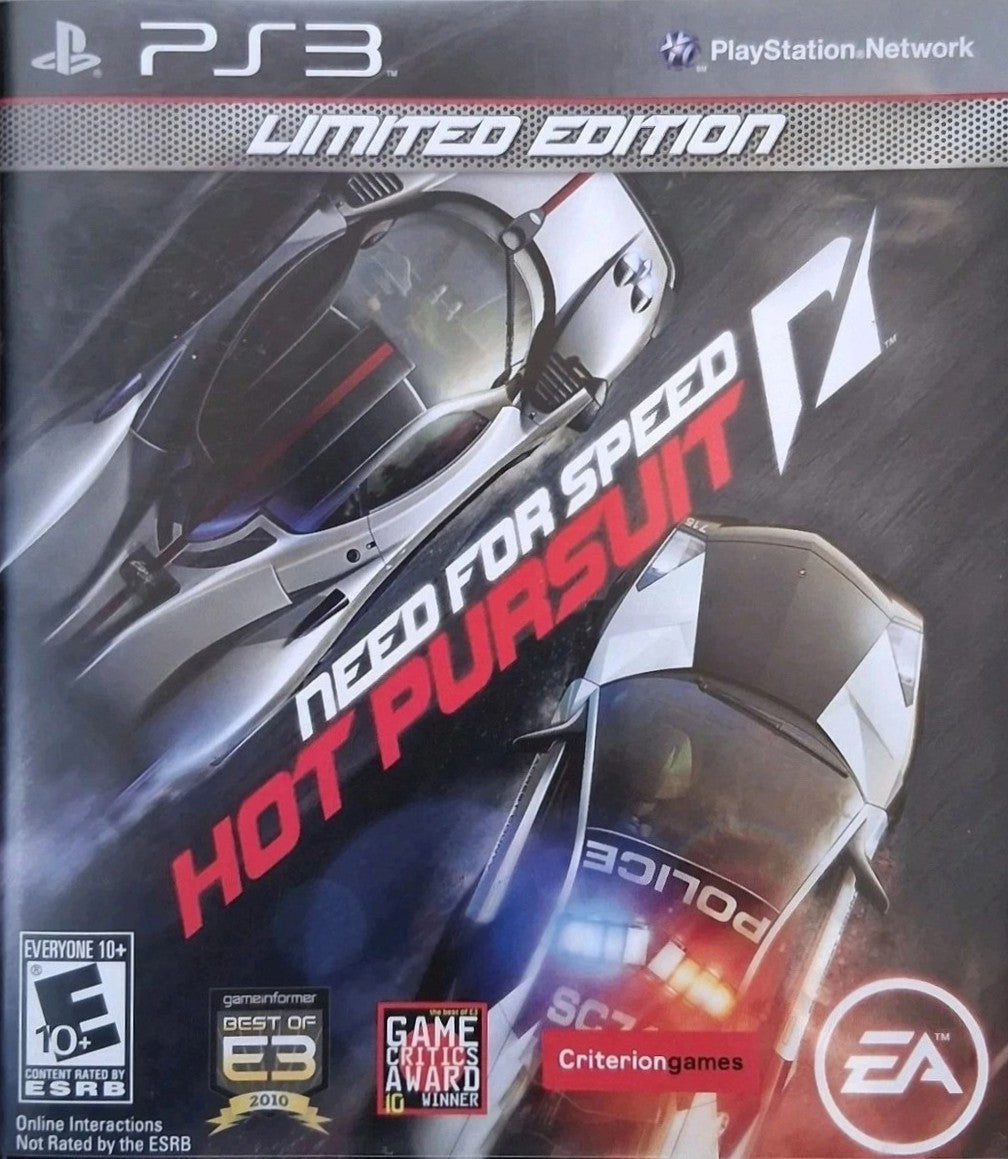 Need For Speed: Hot Pursuit Limited Edition PS3 - Video Game - Used - CaveGamers