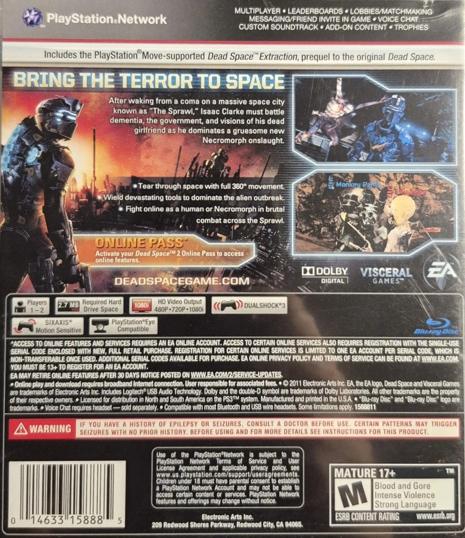 Dead Space 2 PS3 - Video Game - Used - CaveGamers - Image 2