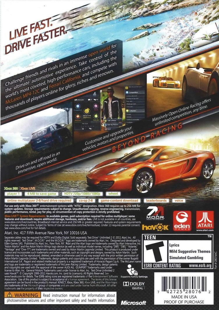 Test Drive Unlimited 2