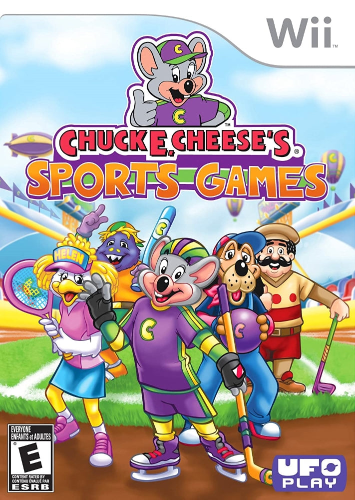 Chuck E. Cheese's Sports Games Wii - Video Game - Used - CaveGamers