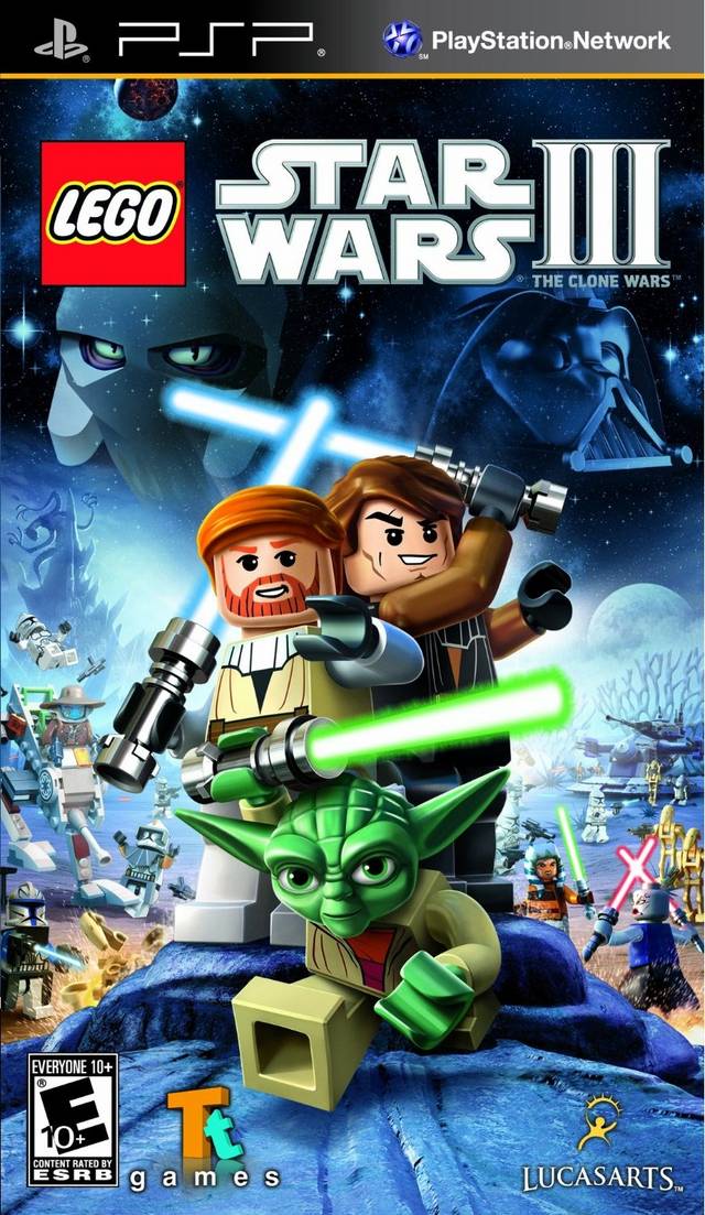 LEGO Star Wars III: The Clone Wars PSP - Video Game - Used - CaveGamers