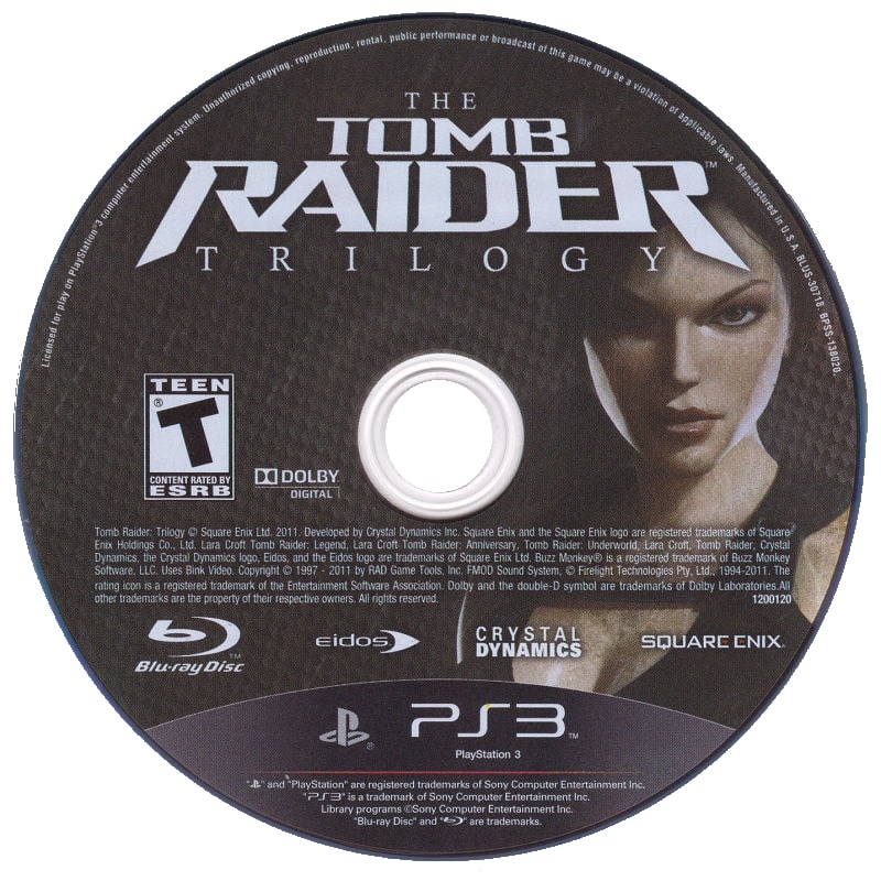 Tomb Raider Trilogy PS3 - Video Game - Used - CaveGamers - Image 3