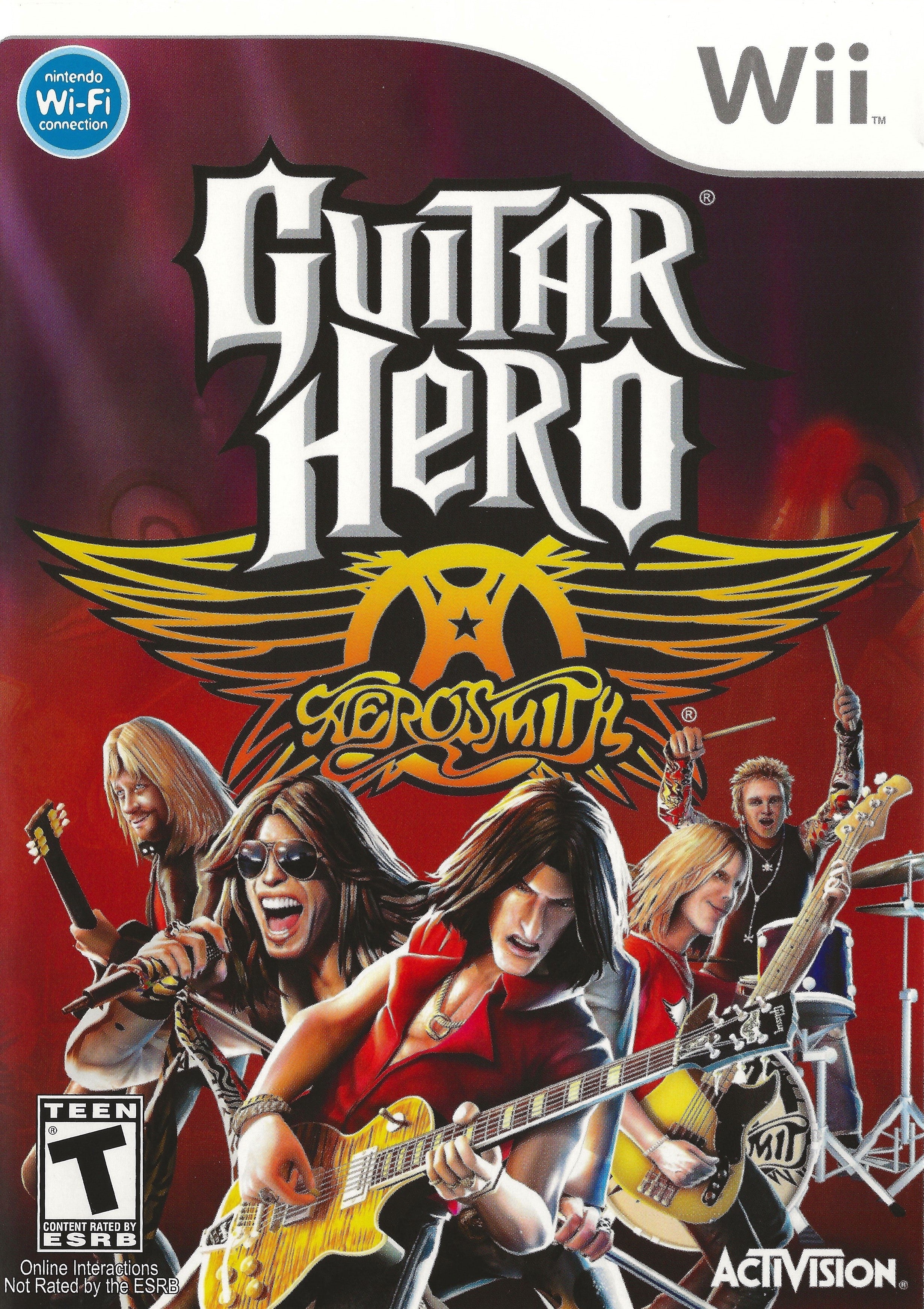 Guitar Hero Aerosmith Wii - Video Game - Used - CaveGamers