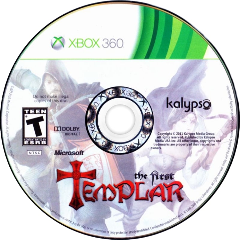 The First Templar Xbox 360 - Video Game - Used - CaveGamers - Image 3