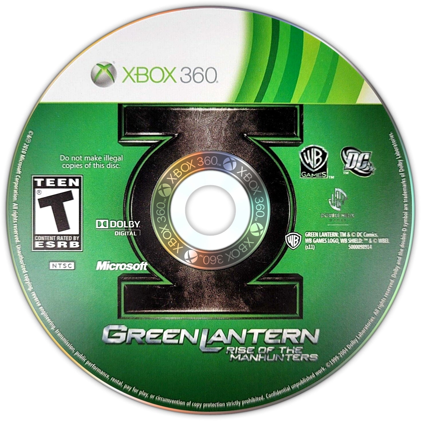 Green Lantern: Rise of the Manhunters Xbox 360 - Video Game - Used - CaveGamers - Image 3